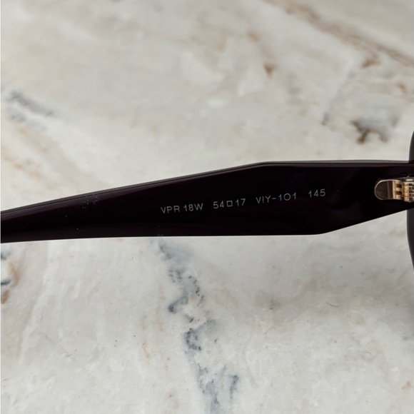 Prada garnet Rx eyeglasses - Picture 5 of 9